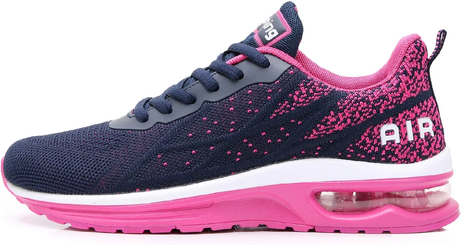 QAUPPE Womens Fashion Lightweight Air Sports Walking Sneakers Breathable Gym Jogging Running Tennis Shoes US 5.5-11 B(M)…