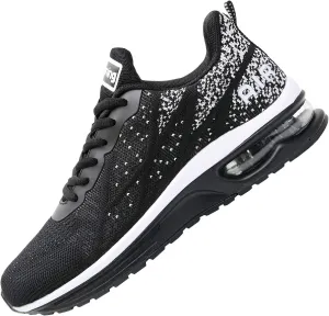 QAUPPE Womens Fashion Lightweight Air Sports Walking Sneakers Breathable Gym Jogging Running Tennis Shoes US 5.5-11 B(M)…