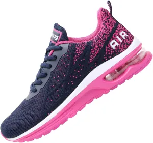QAUPPE Womens Fashion Lightweight Air Sports Walking Sneakers Breathable Gym Jogging Running Tennis Shoes US 5.5-11 B(M)…