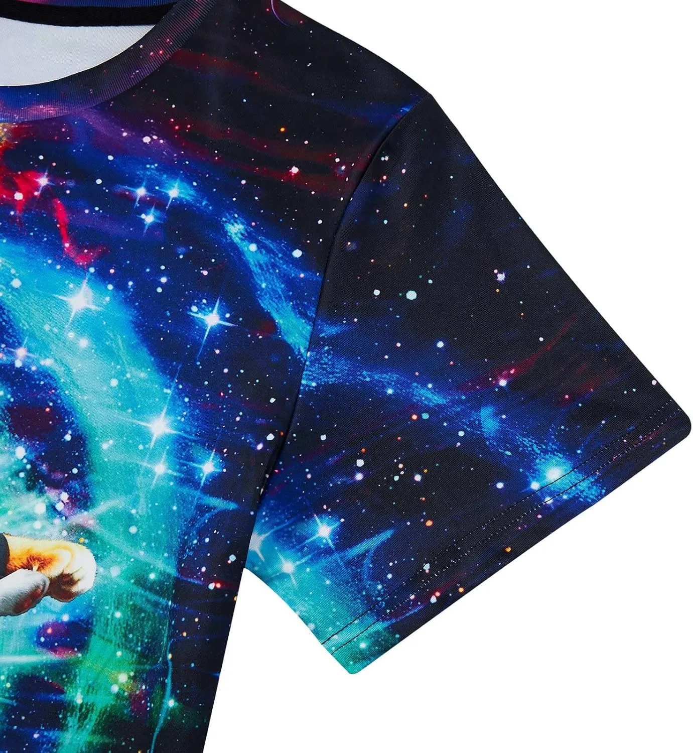 RAISEVERN Mens T-Shirts Cool Novelty Crewneck Short Sleeve Funny Graphic Top Casual Tees for Women