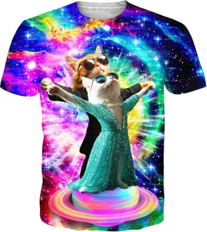 RAISEVERN Mens T-Shirts Cool Novelty Crewneck Short Sleeve Funny Graphic Top Casual Tees for Women