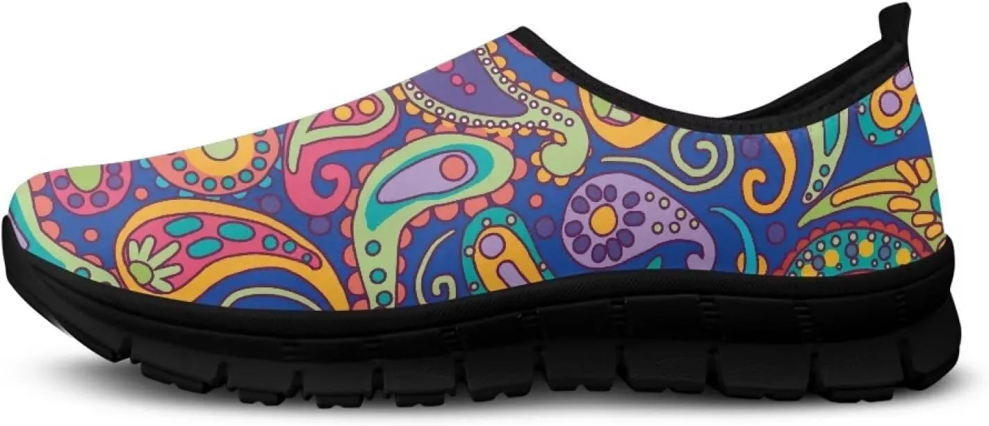 Sneakers Shoes Womens Comfortable, Fashion Sneakers Lightweight Slip On Shoes Casual Flats Shoes for Walking Daily