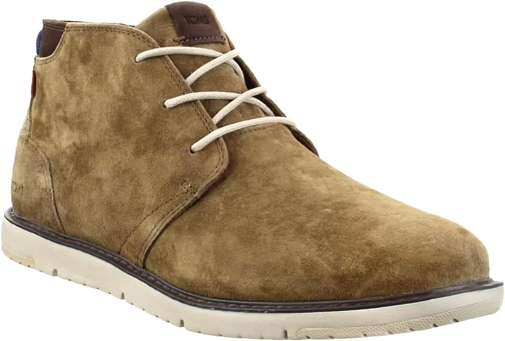 TOMS Mens Navi Lace Up Casual Boots Ankle - Brown