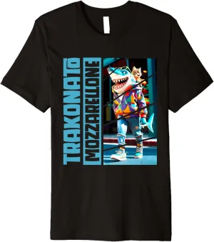 TRAKONATO MOZZARELLONE - Brain Red Tralala Shark Funny Premium T-Shirt