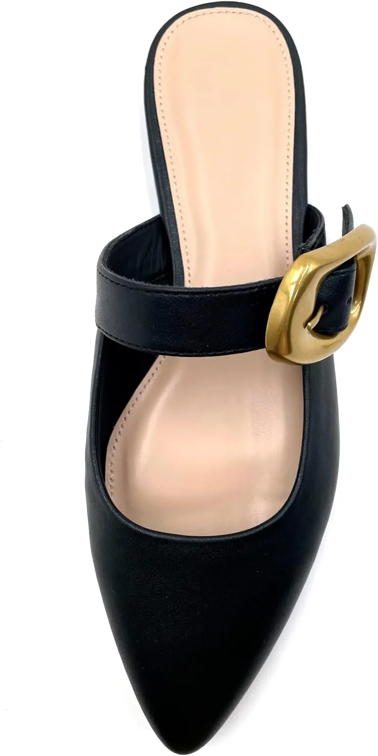 Women's Dress Shoes – Breathable Summer Flats with Cut-Out Design – Elegant and Comfortable for Work or Formal Wear – Easy Slip-On, Day Wear and Walking