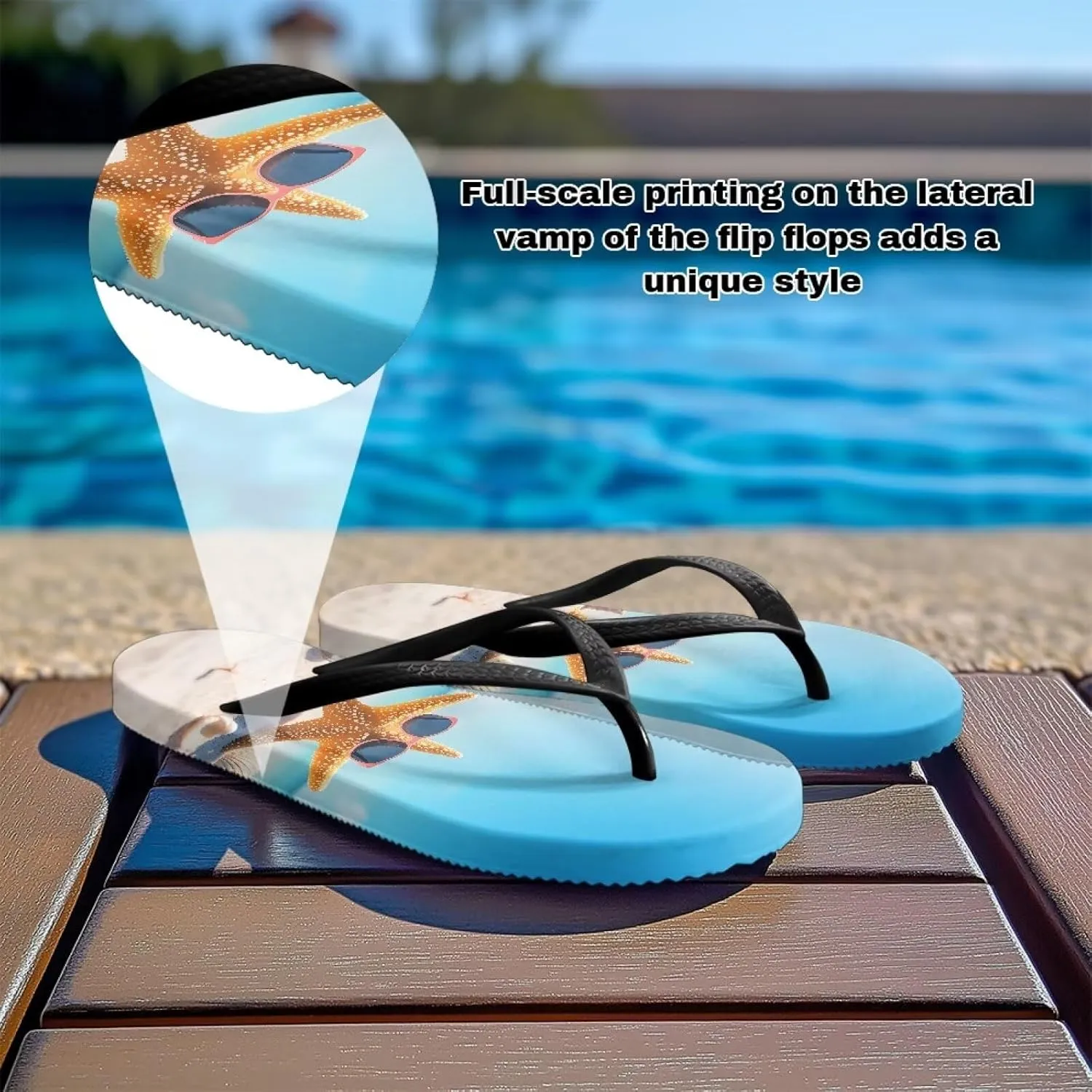 Women’s Flip Flop Summer Slippers Anti Slip Lightweight Soft Summer Slippers Beach Pool Bathroom Flat Slide Shoes