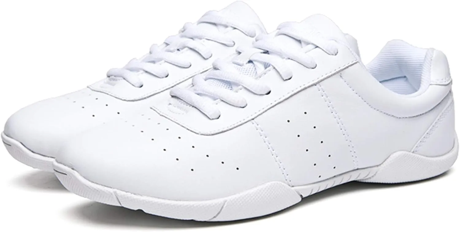 Women’s Girls’ Lace-Up Gym Sport Aerobics Cheerleading Dance Shoes Training Sneakers