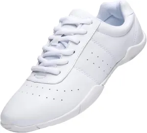 Women’s Girls’ Lace-Up Gym Sport Aerobics Cheerleading Dance Shoes Training Sneakers