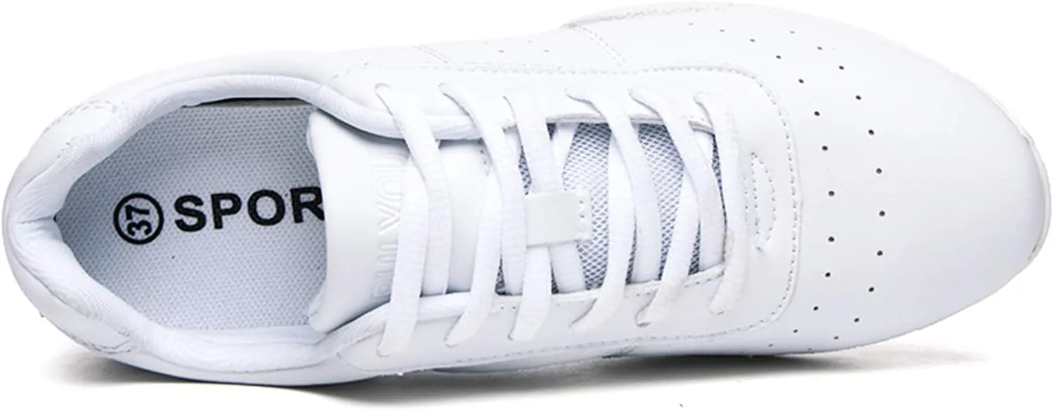 Women’s Girls’ Lace-Up Gym Sport Aerobics Cheerleading Dance Shoes Training Sneakers