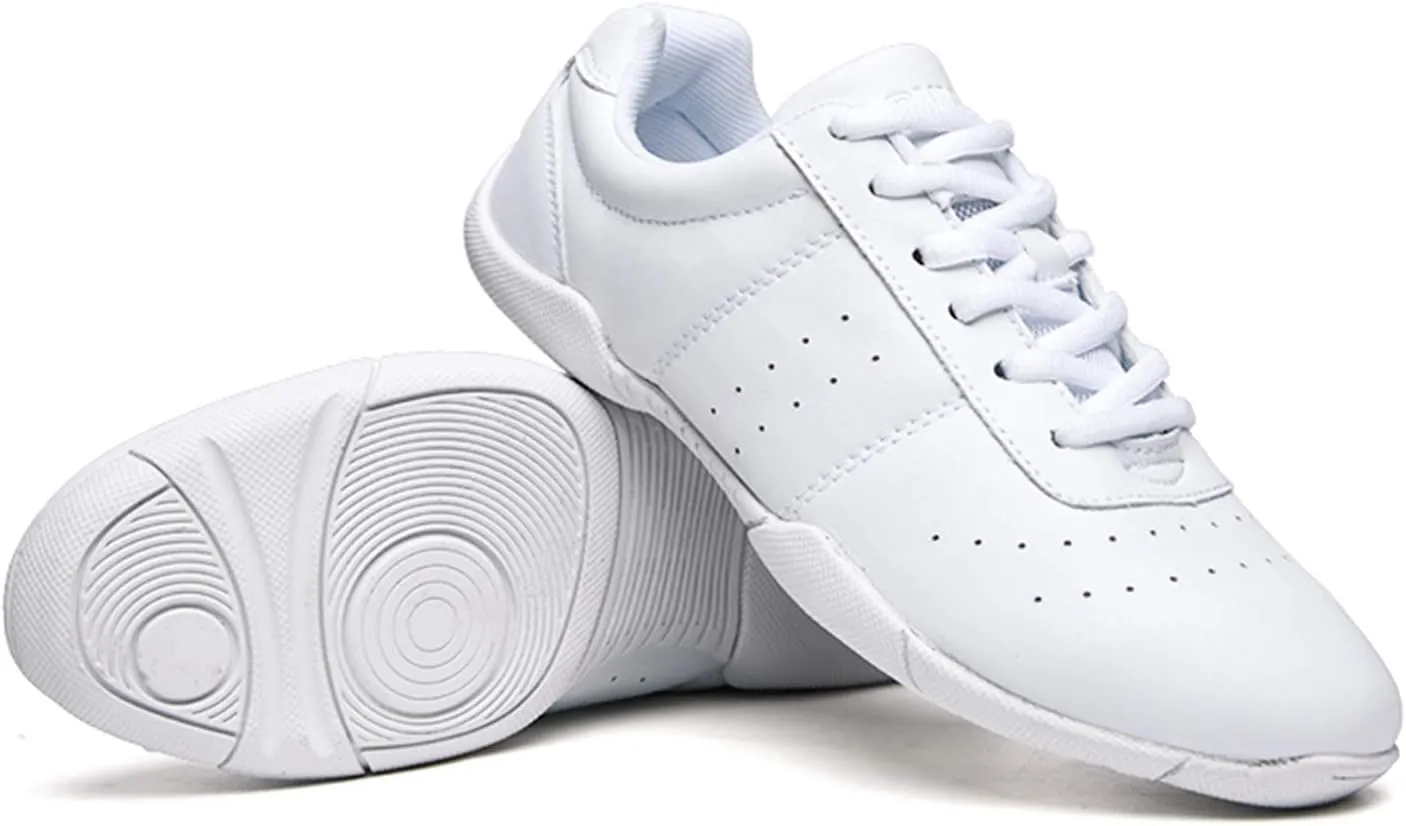 Women’s Girls’ Lace-Up Gym Sport Aerobics Cheerleading Dance Shoes Training Sneakers