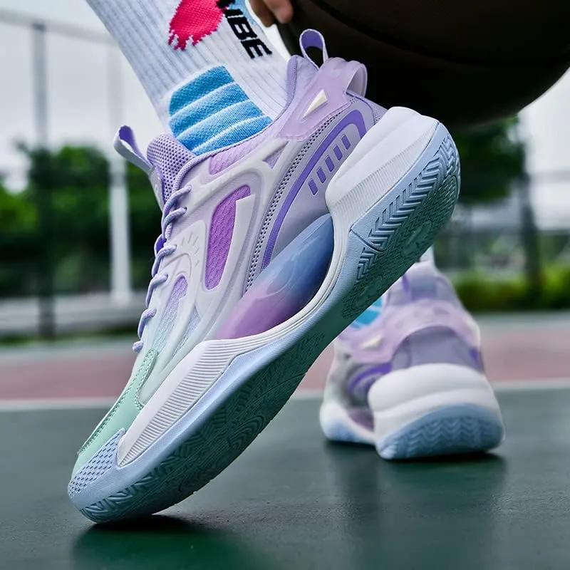 Women's Men's Basketball Shoes Breathable Comfortable Volleyball Fashion Non Slip Sport Outdoor Sneakers for Woman Man