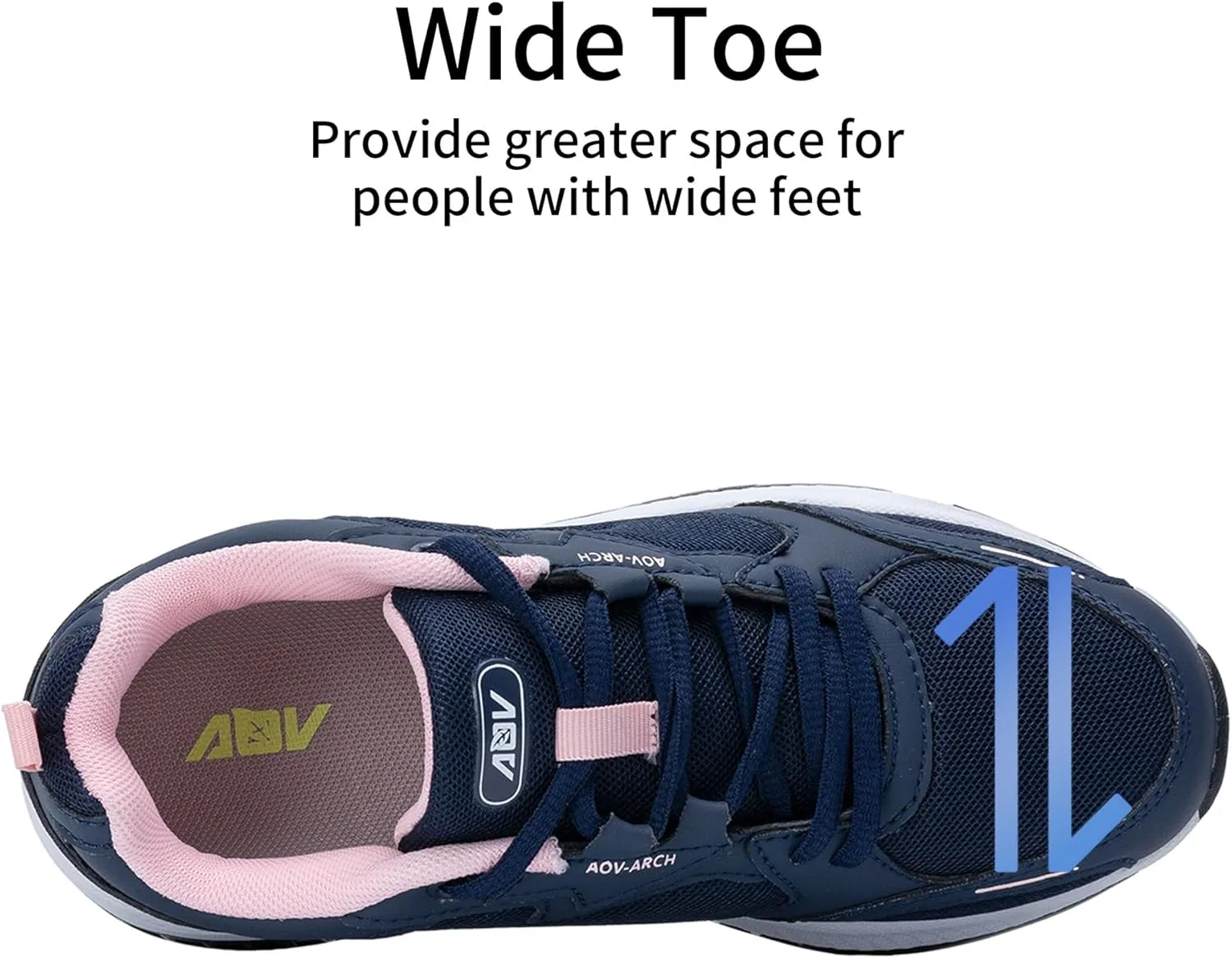 Women's Walking Shoes with Arch Support Orthotic Plantar Fasciitis Sneakers Tennis Running Shoes