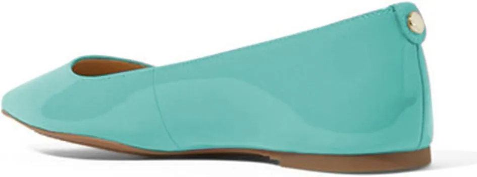 XYD Women Casual Pointed Toe Flats Slip On Patent Leather Ballet Driving Walking Loafers Dress Shoes