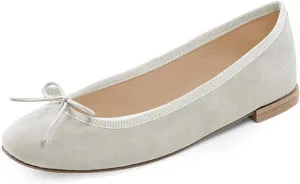 XYD Women Comfort Ballet Flats Round Toe Slip On Casual Daily Walking Shoes with Bows